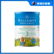 【澳洲直邮包邮】Bellamy's 贝拉米 有机奶粉3段 900克/罐（12个月+）【收件人身份证必需上传】【新疆、西藏、内蒙古、青海、宁夏、海南、甘肃，需加收运费】